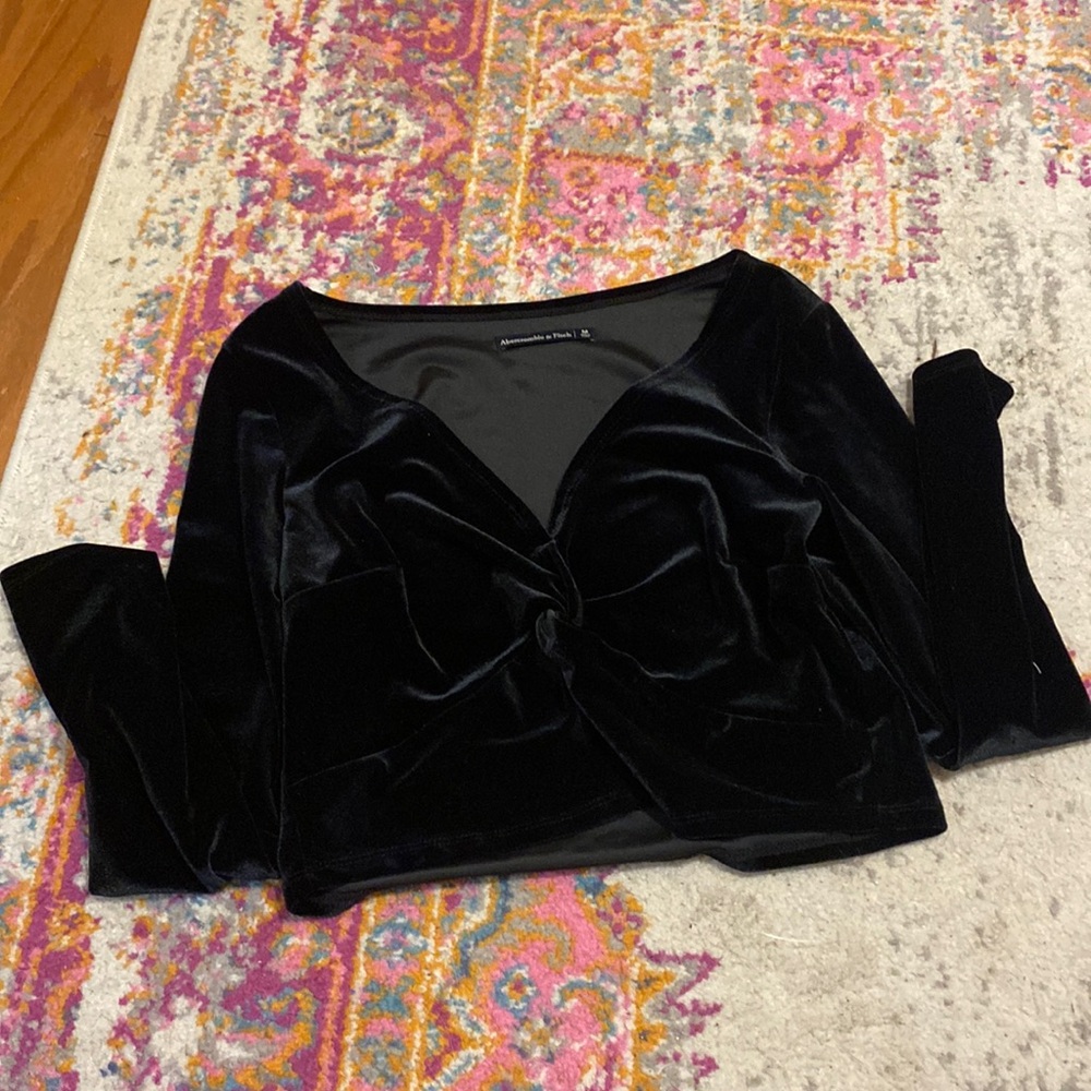 Long Sleeve Velvet top